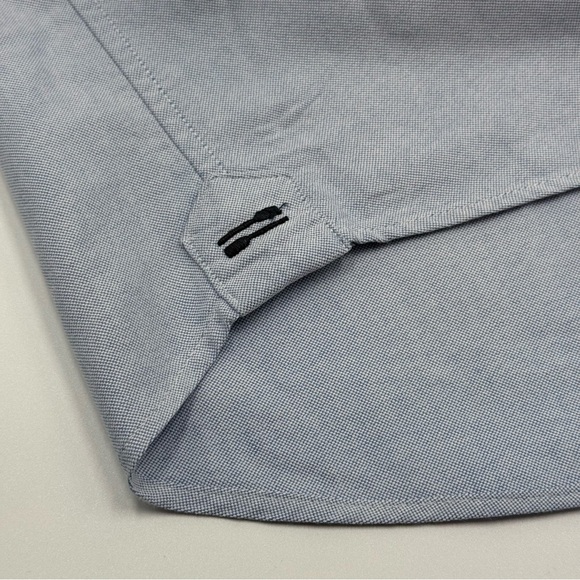 Wayhill & Wharf Men’s The Preparatory Oxford Green Navy Wide Repp Sporting Blue - Picture 6 of 11